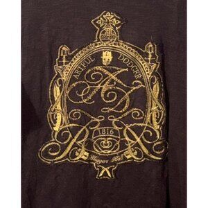 Artful Dodger Brown T Shirt Gold Embroidery Beads Blaggers Ball Size 3X